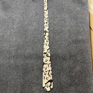 Disney Mickey Mouse Tie Mens One Size Multicolor Cartoon Faces Novelty Print